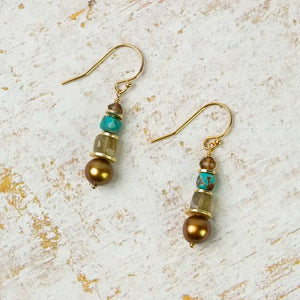 Desert Sunset Simple Earrings