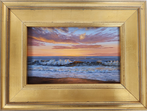 BEACH SUNRISE original oil by Doug Grier