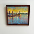 DOCKED DIVIDENDS oil painting by Matt Andrews