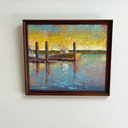 DOCKED DIVIDENDS oil painting by Matt Andrews