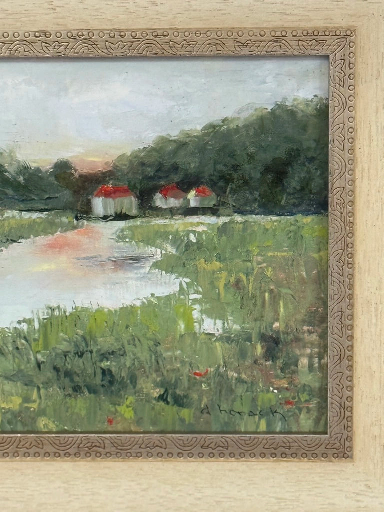 CREEK RAMBLES oil painting by Donna Horack
