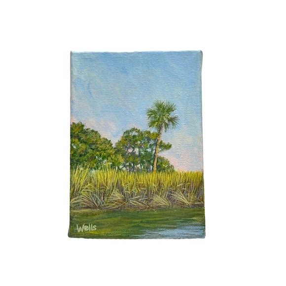 EDGE OF THE MARSH original oil painting by Rick Wells