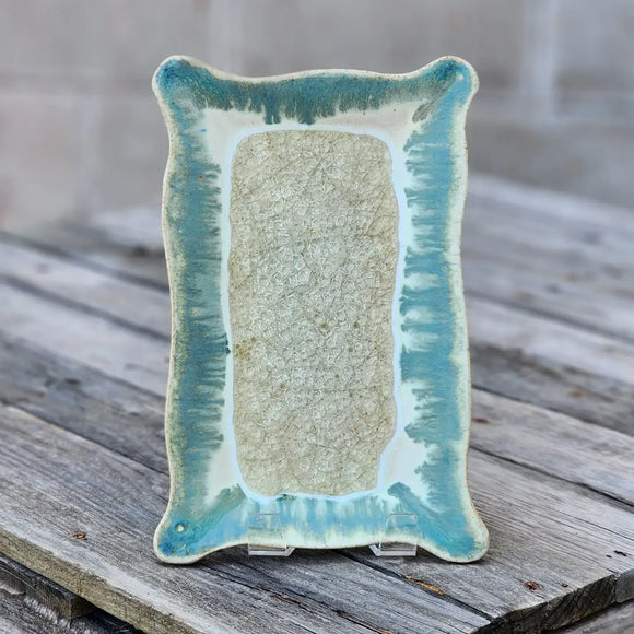 Small Rectangle Wavy Edge Tray