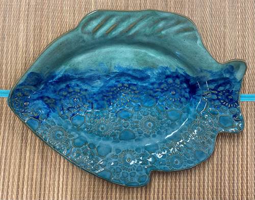 Stoneware Fish Platter