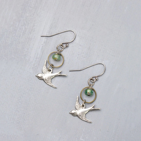 Flying Sparrow Earrings