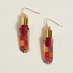 Geometric Patch Earrings