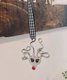 2024 Vintage Fork Reindeer Ornament