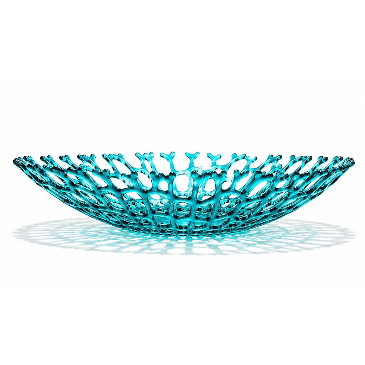 Glass Coral Bowl