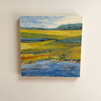 GLISTEN acrylic painting by Ann Thompson