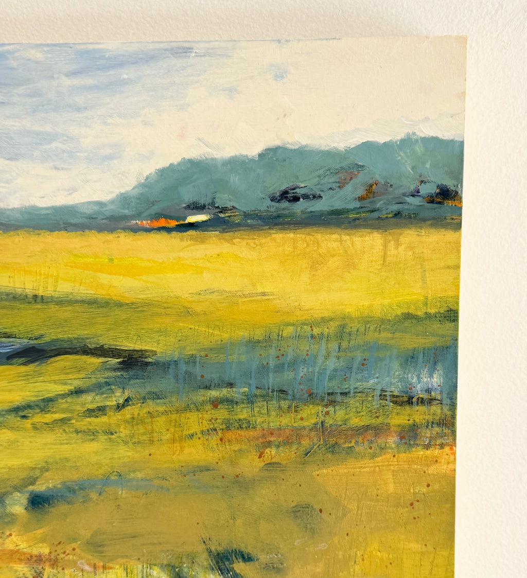GLISTEN acrylic painting by Ann Thompson