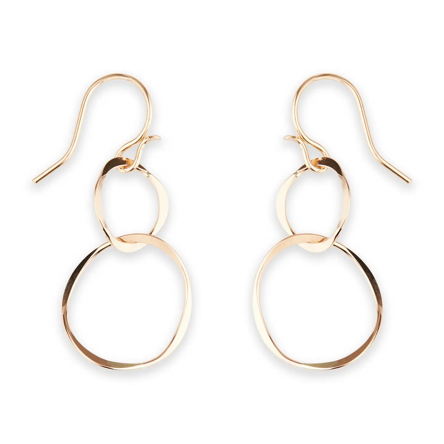 Double Link Dangle Earrings
