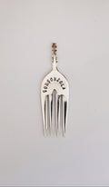 Hand Stamped Silver Cheese Markers