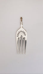 Hand Stamped Silver Cheese Markers