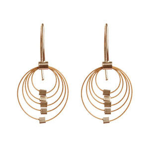 Grad Circle Earrings