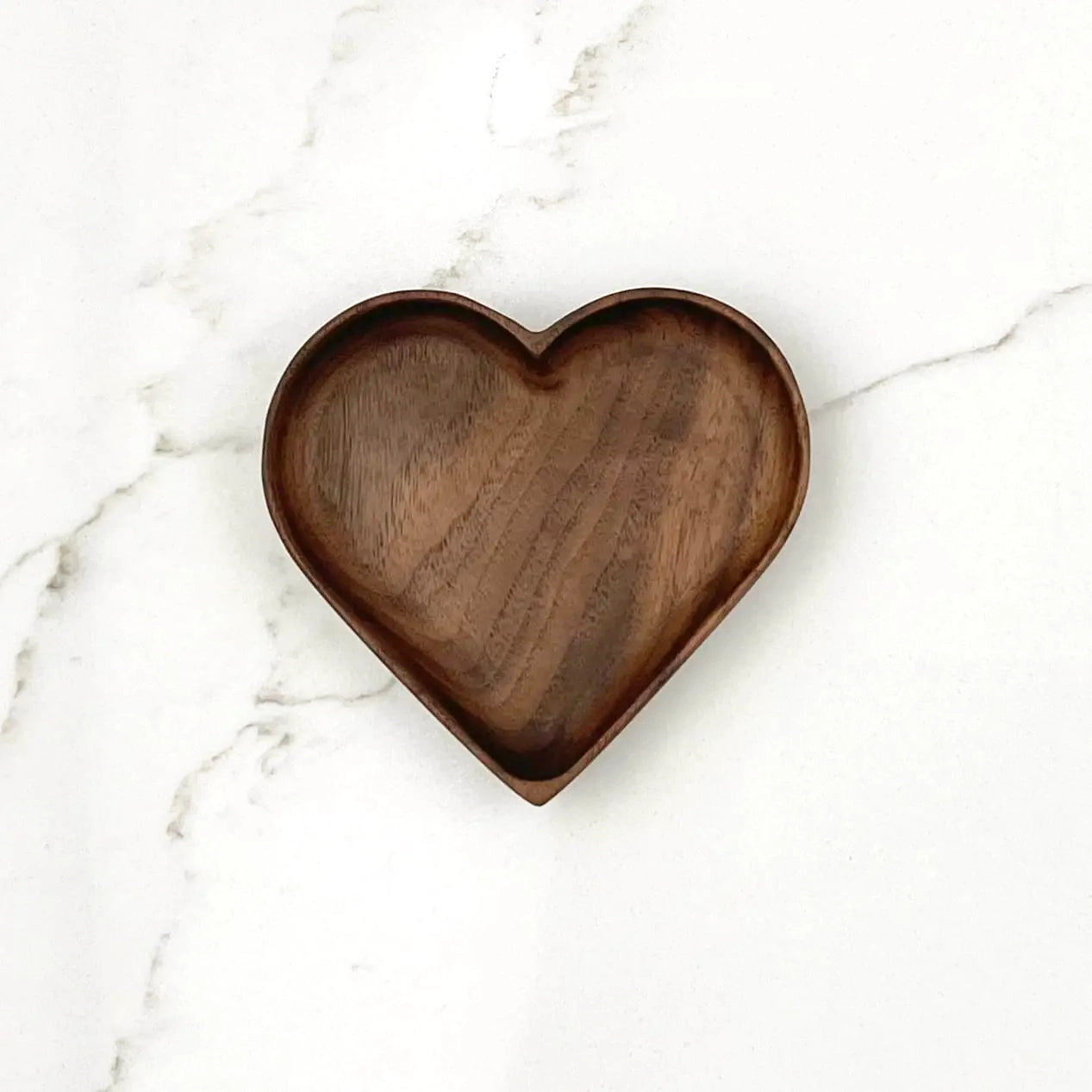 Wood Heart Tray