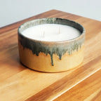 Pottery Double Wick Candle