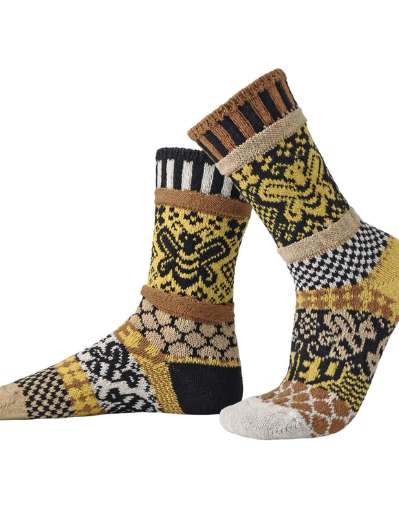 Honey Bee Crew Socks