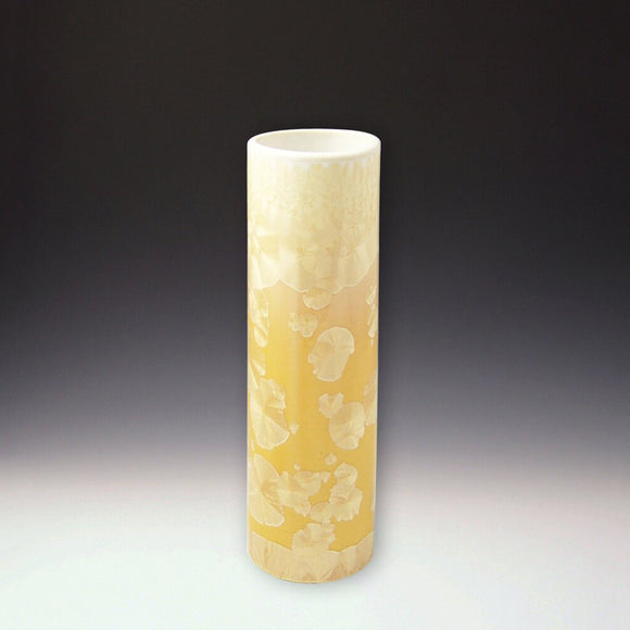 Tall Honey Cylinder Vase