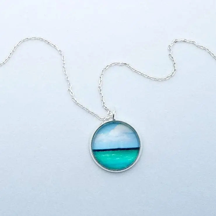 Horizon Watercolor Necklace