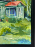 HISTORIC HUTCHINSON HOUSE oil painting by Charlotte Hudson Wrenn