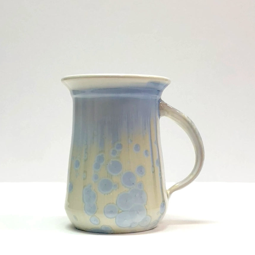 Ivory and Light Blue Mug
