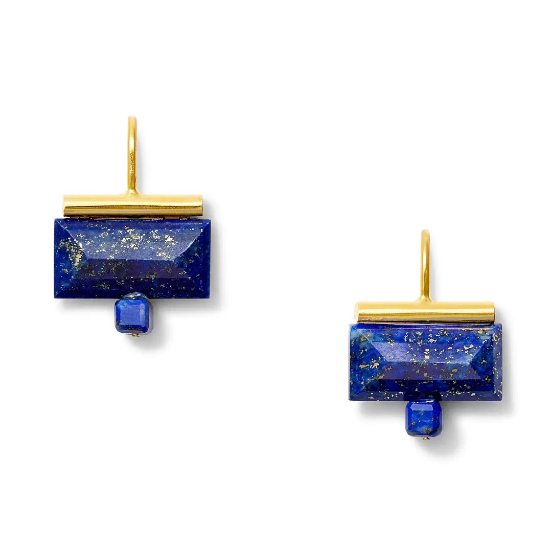 Lapis Lazuli Horizon Earrings