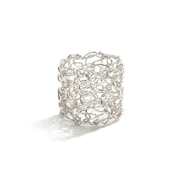 Silver Lace Ring