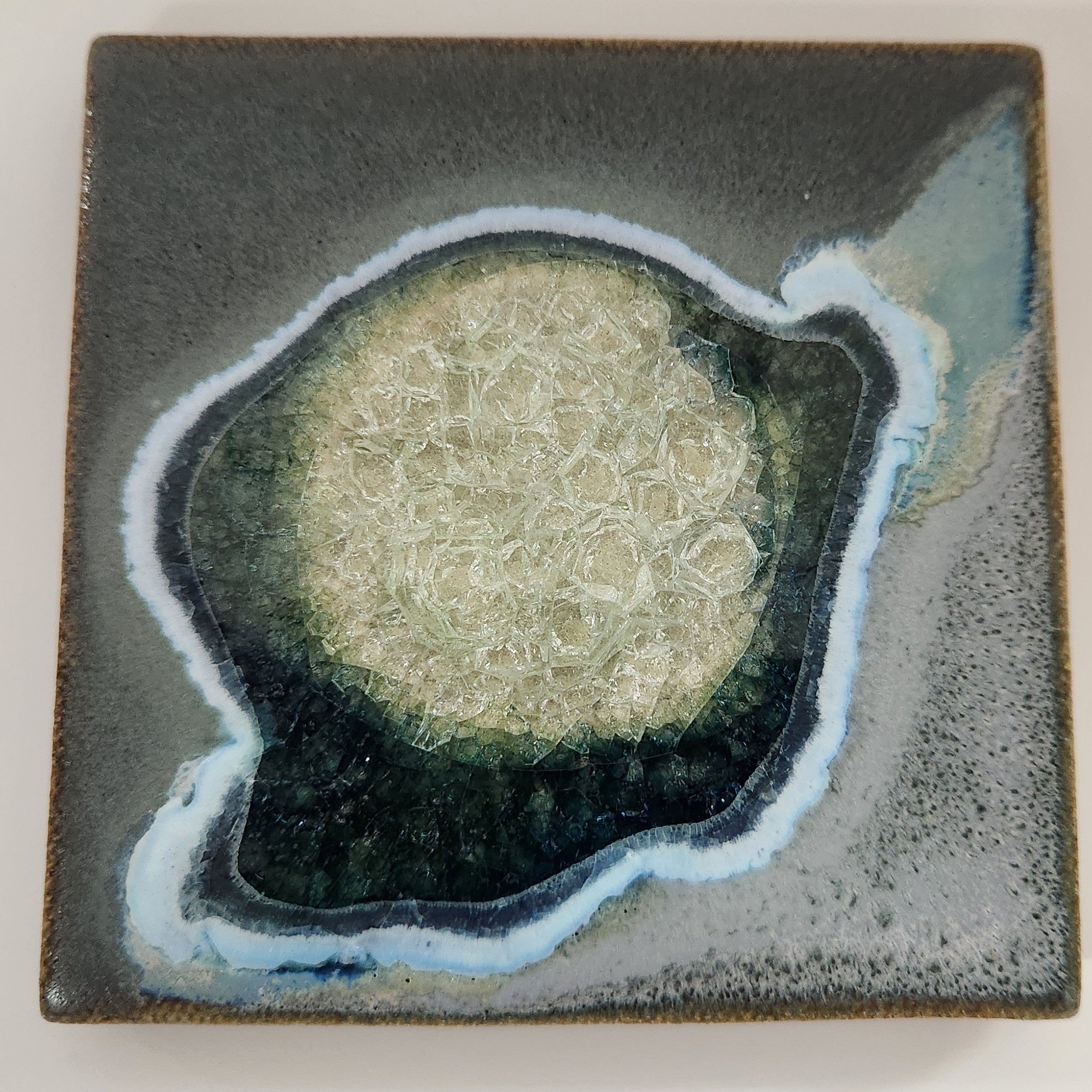 Geode Crackle Coaster
