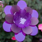 Lavender Lotus Garden Stake