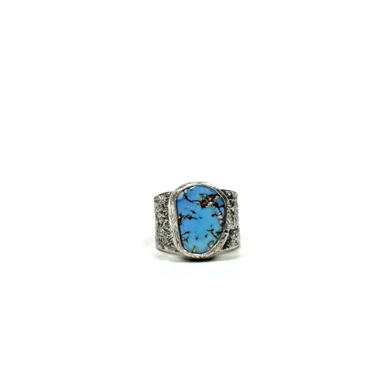 Lavender Turquoise Statement Ring