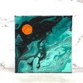 SUNSET OVER HIGH TIDE mixed paint painting by Mado Smith