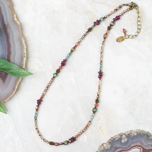 Mauve Necklace