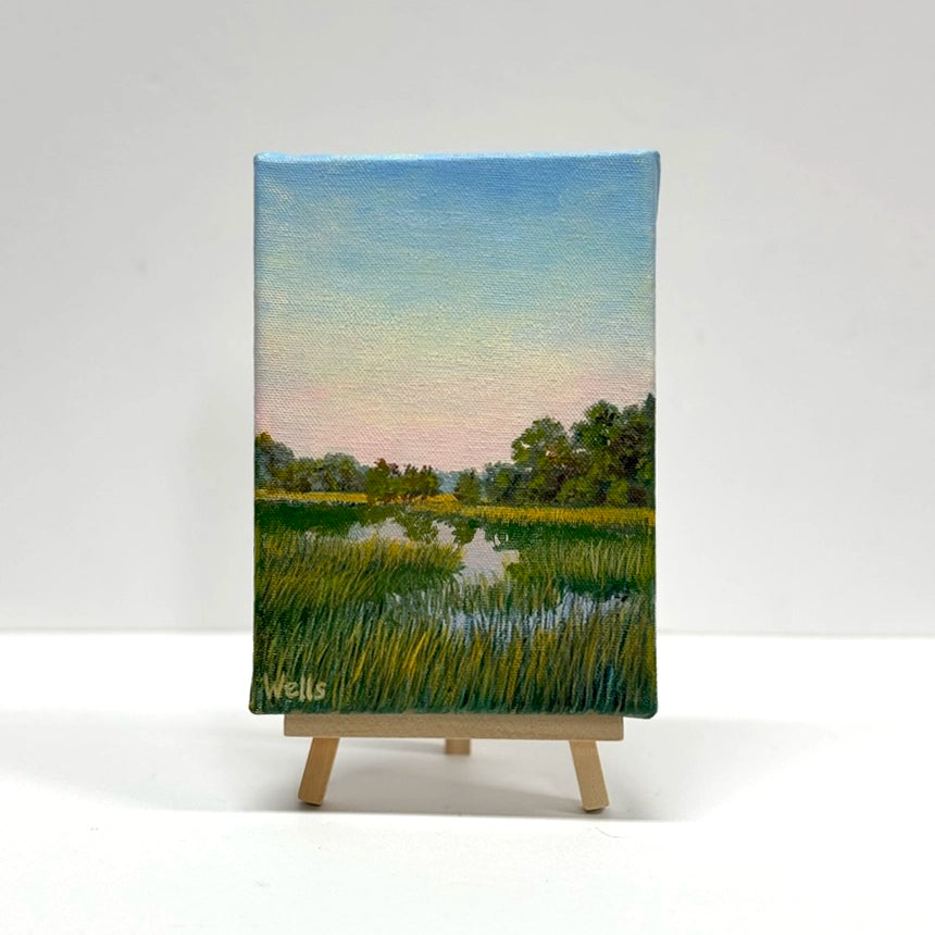 MEANDERING original oil painting by Rick Wells