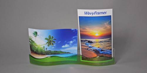 Medium Wavy Glass Frame