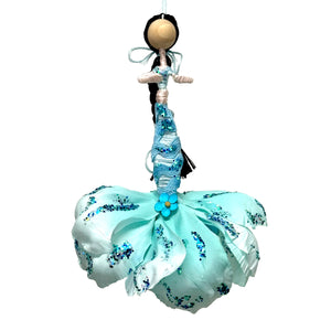 Flower Mermaid Doll Ornaments