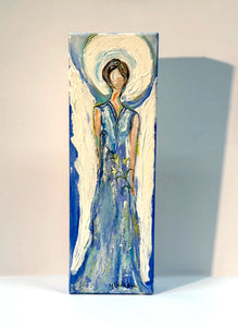 MESSENGER ANGEL acrylic painting by Mary Louise Nechtman