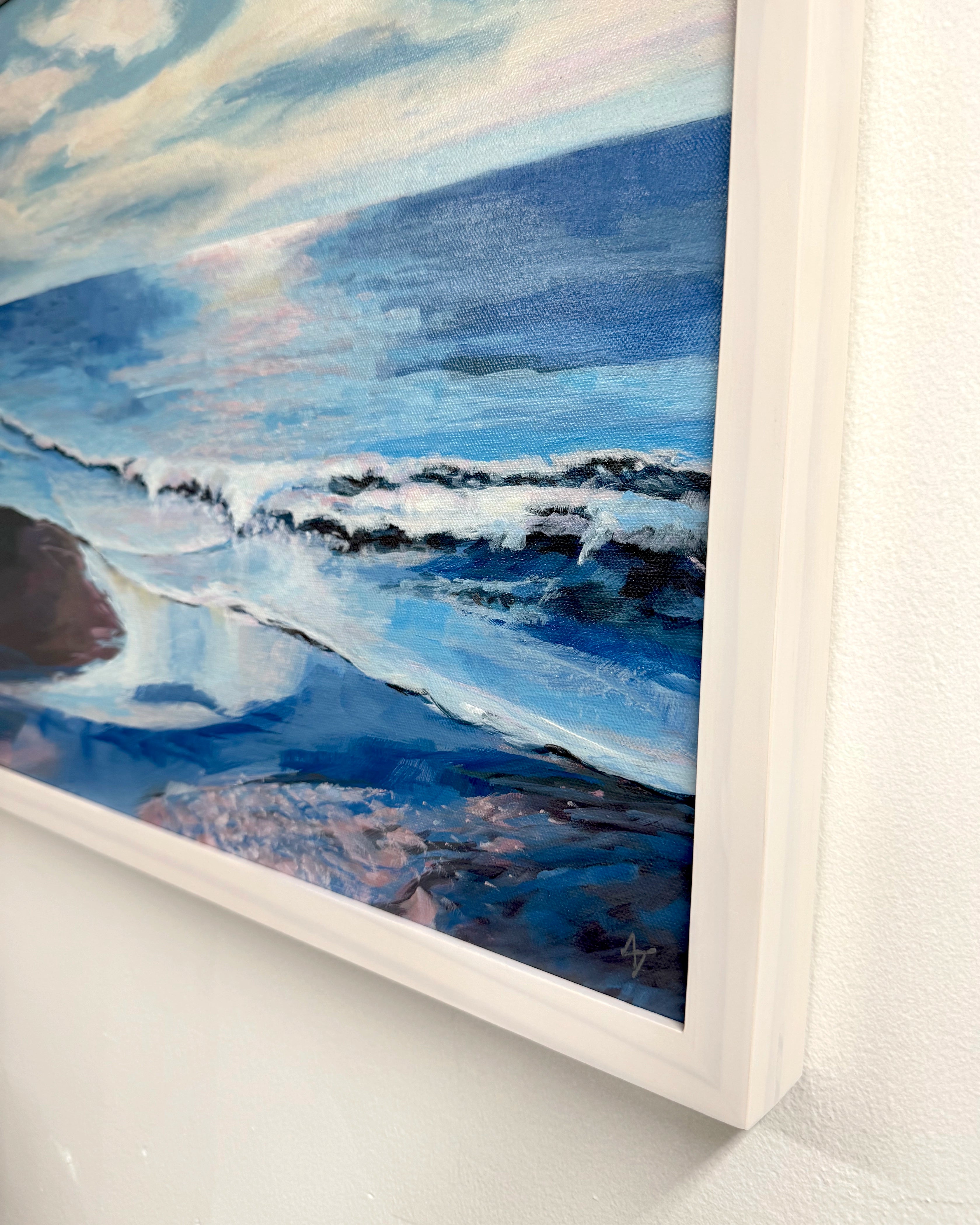 MILES AWAY original acrylic painting by Ann Thompson