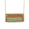 Large Gold Ladder Necklace