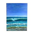 MORNING SURF original oil by Jeny McCullough