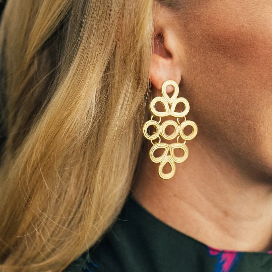 Multi Circle Post Earrings