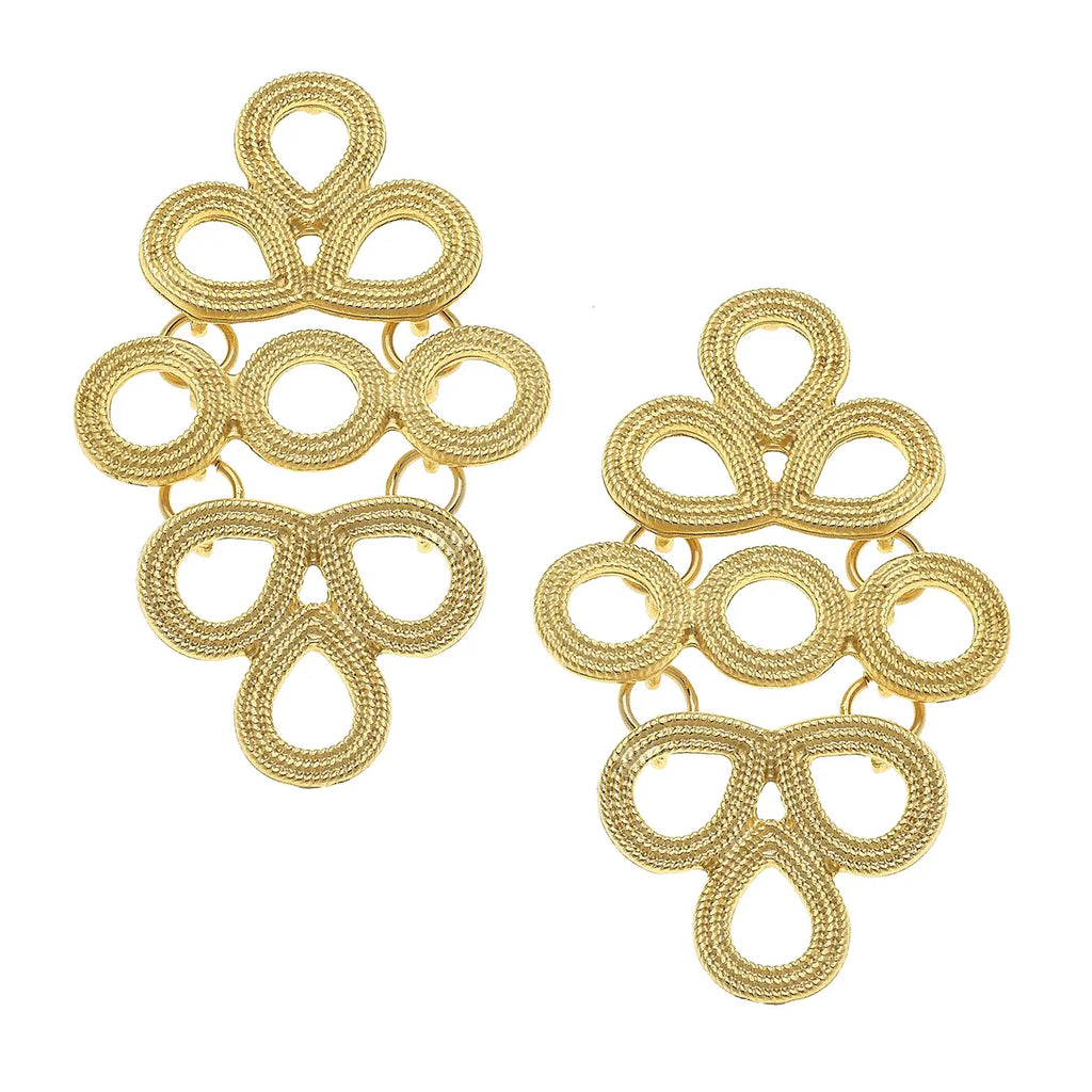 Multi Circle Post Earrings