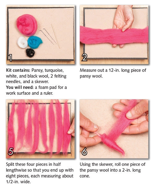 Octopus Felting Kit
