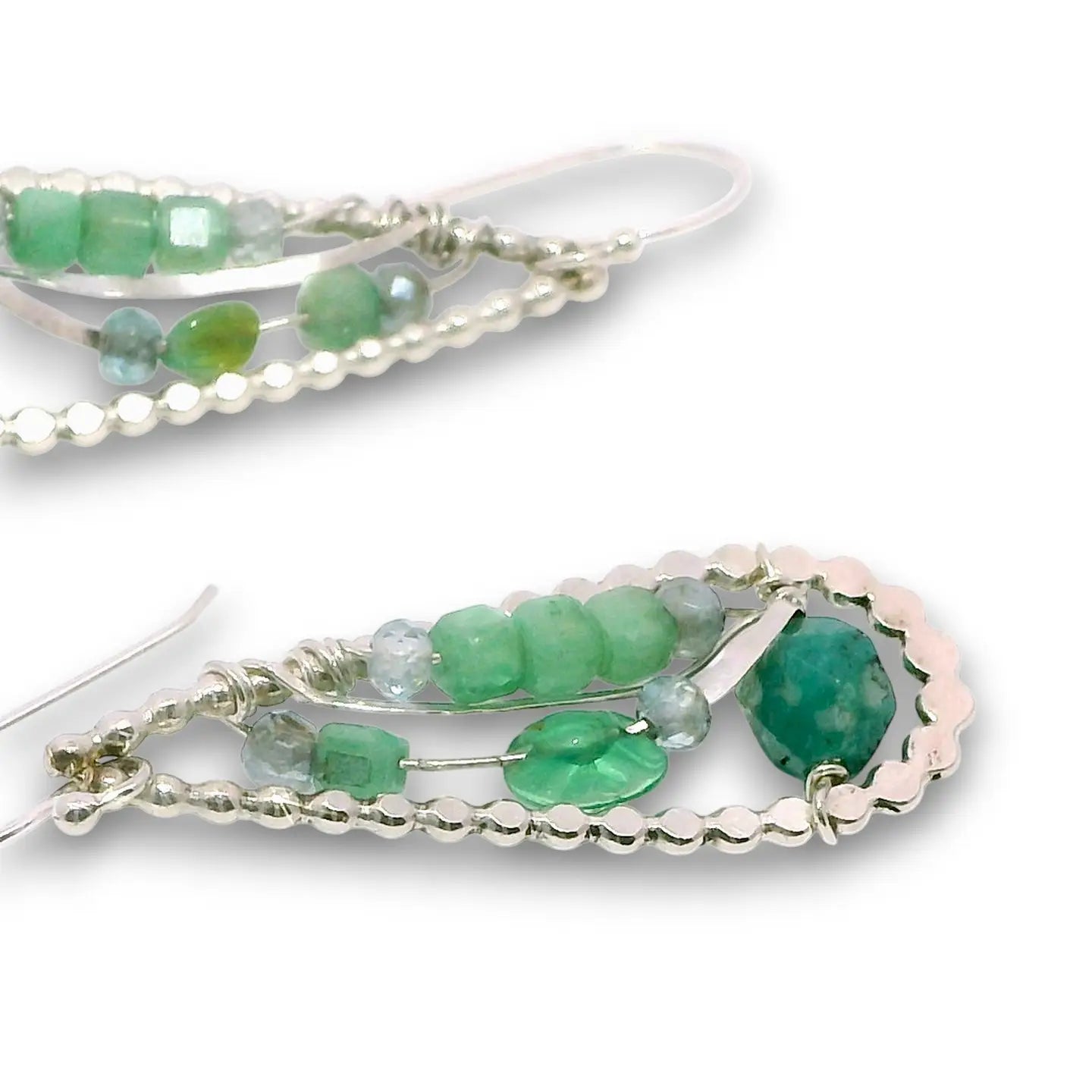 Bioluminescent Opal Earrings