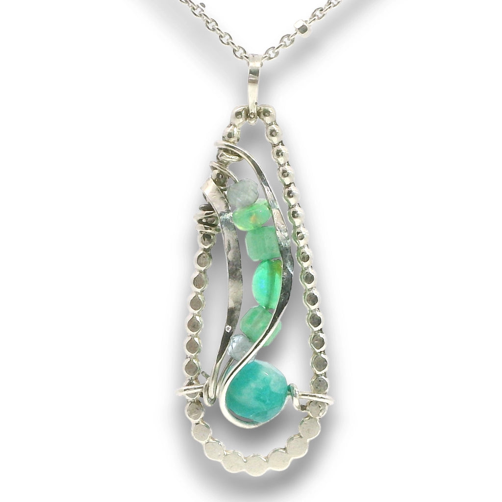Bioluminescent Opal Necklace