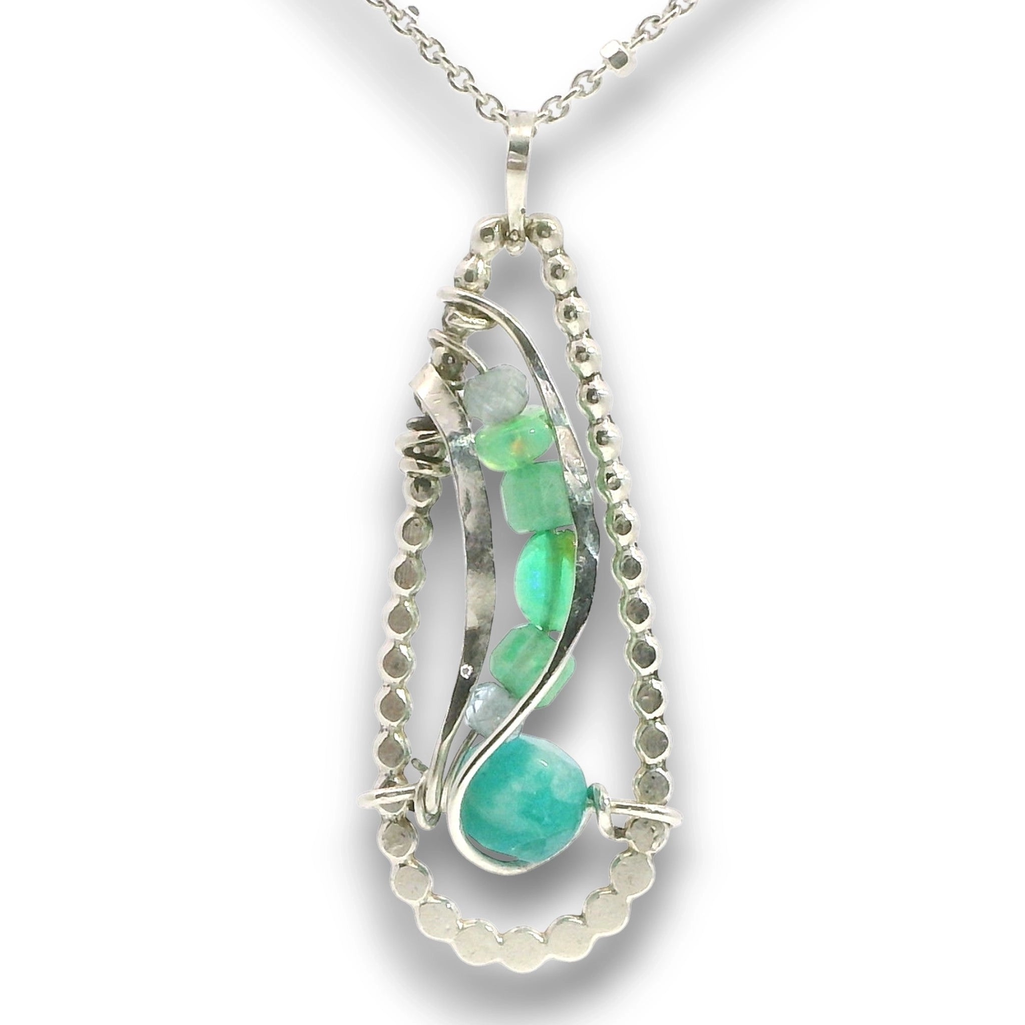 Bioluminescent Opal Necklace