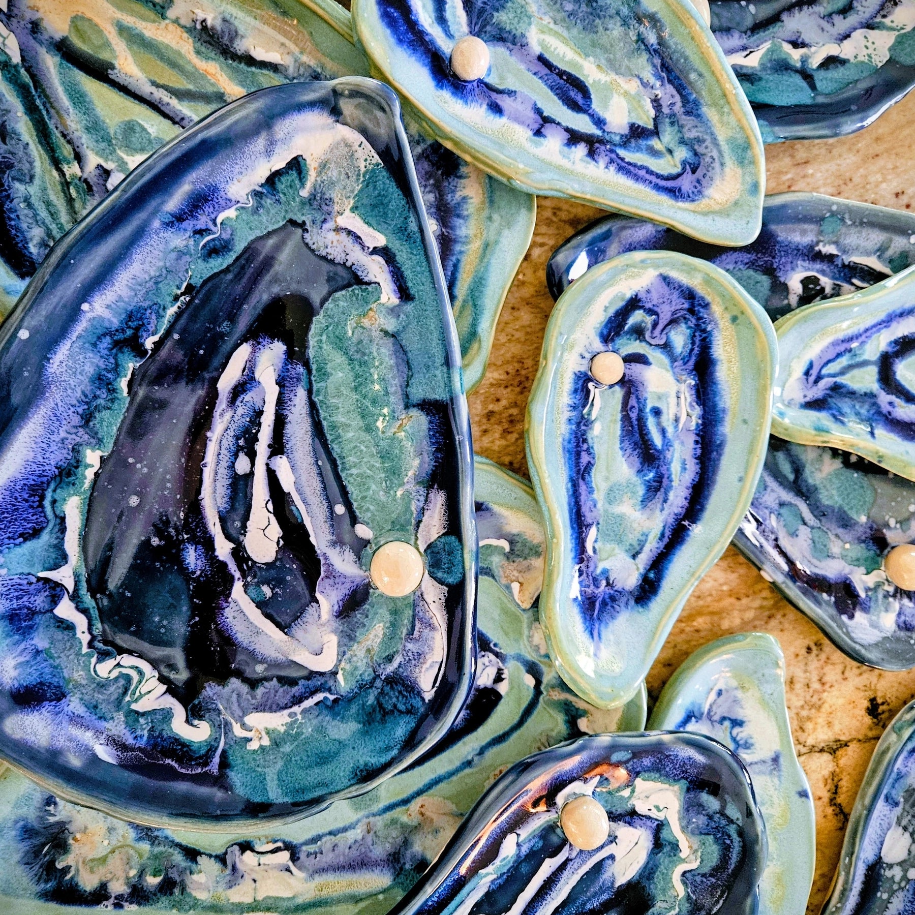 Ceramic Oyster Dish