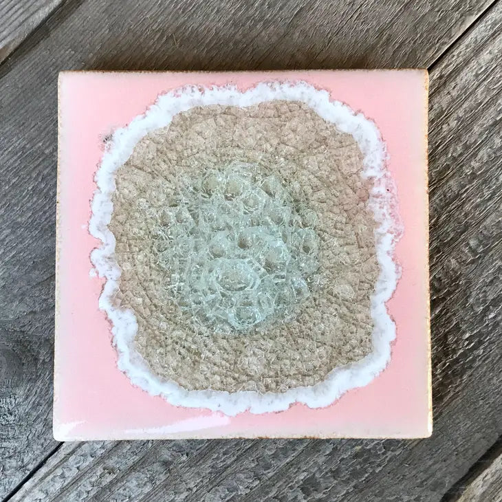 Geode Crackle Coaster