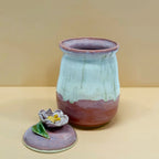Pink Flower Jar