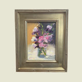 PINK AND PURPLE oil painting by Holly Glasscock