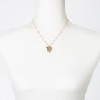 Pink Opal Cluster Necklace